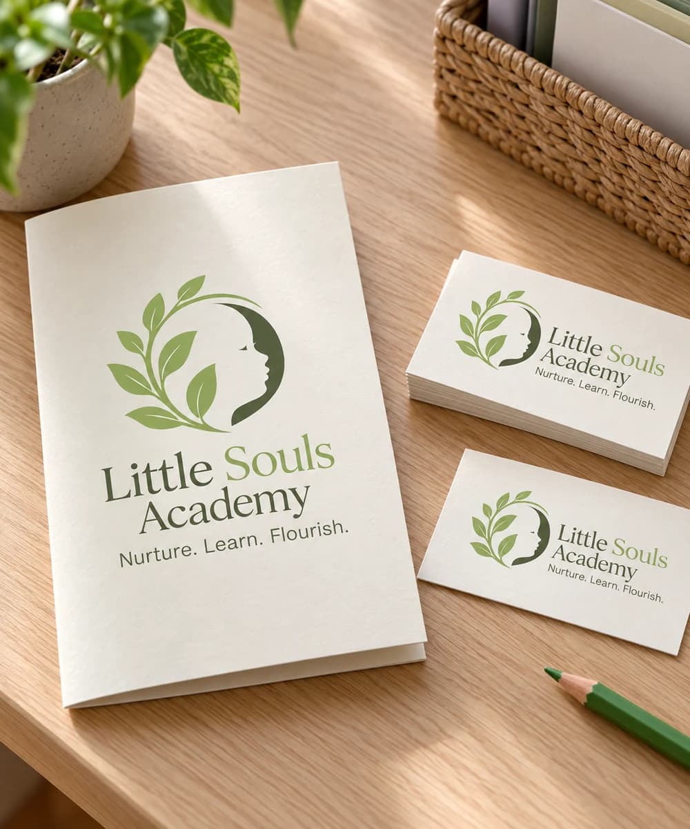 Little Souls Academy brand print application