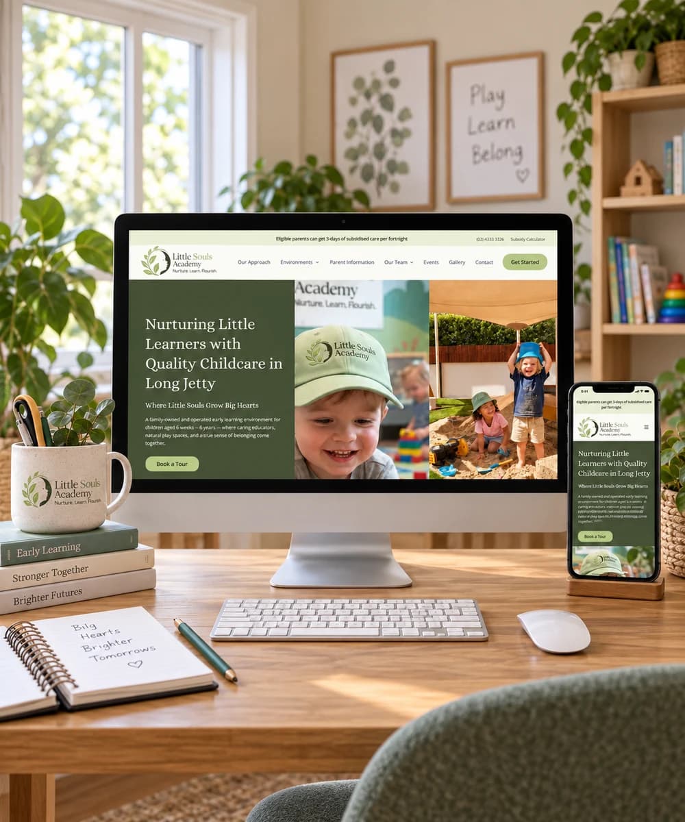 Little Souls Academy brand website application