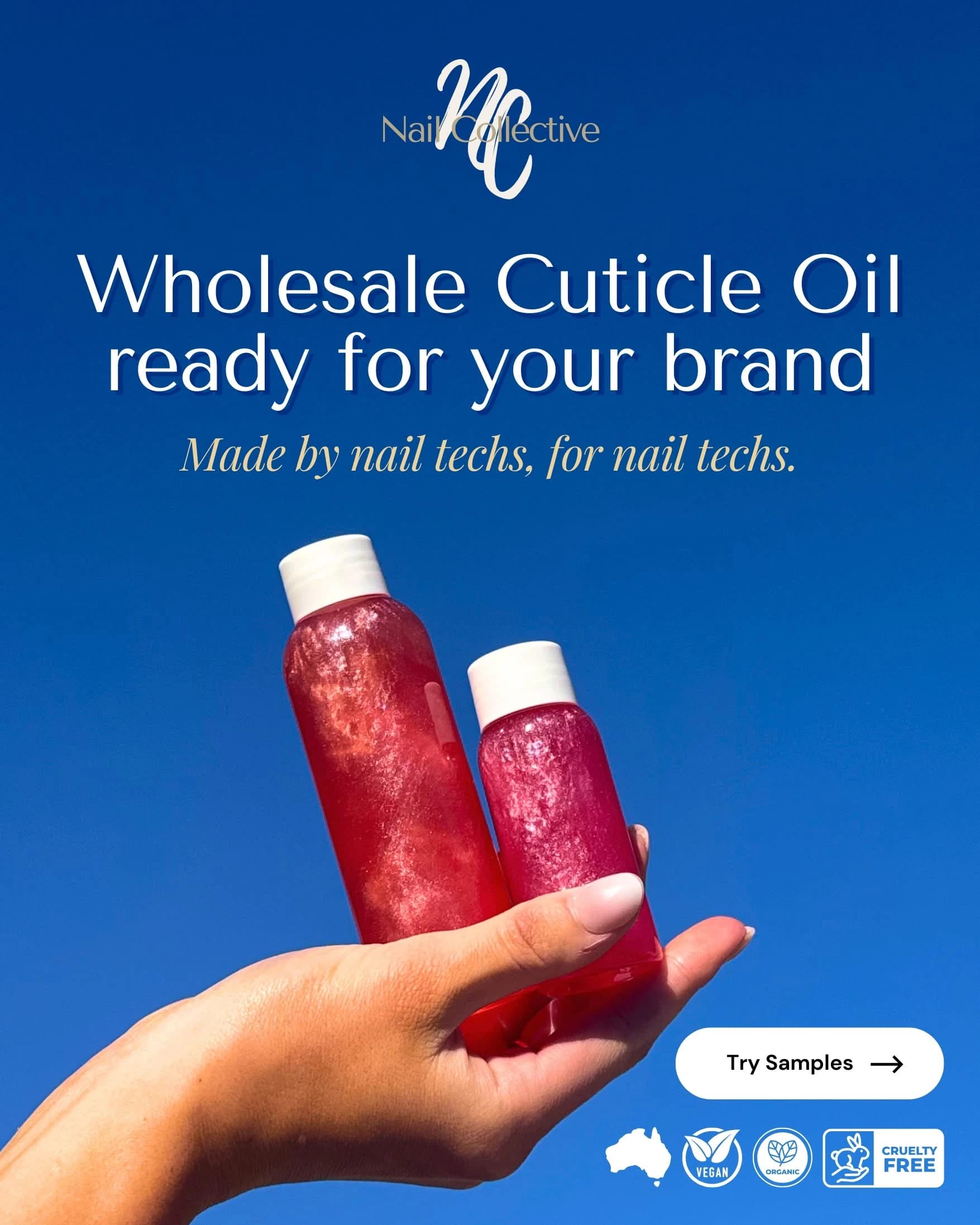 Nail Collective campaign creative 2: A range worth putting your name on.
