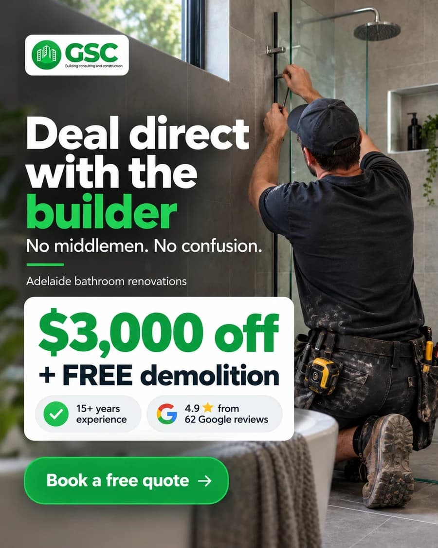 GSC Building campaign creative 2: Meet the builder behind the work.