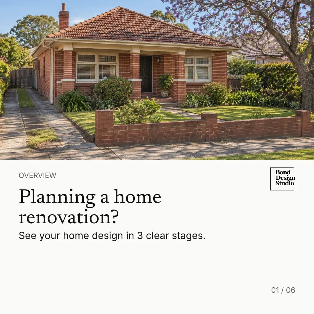 Bond Design Studio campaign creative 5: A design story, one frame at a time.