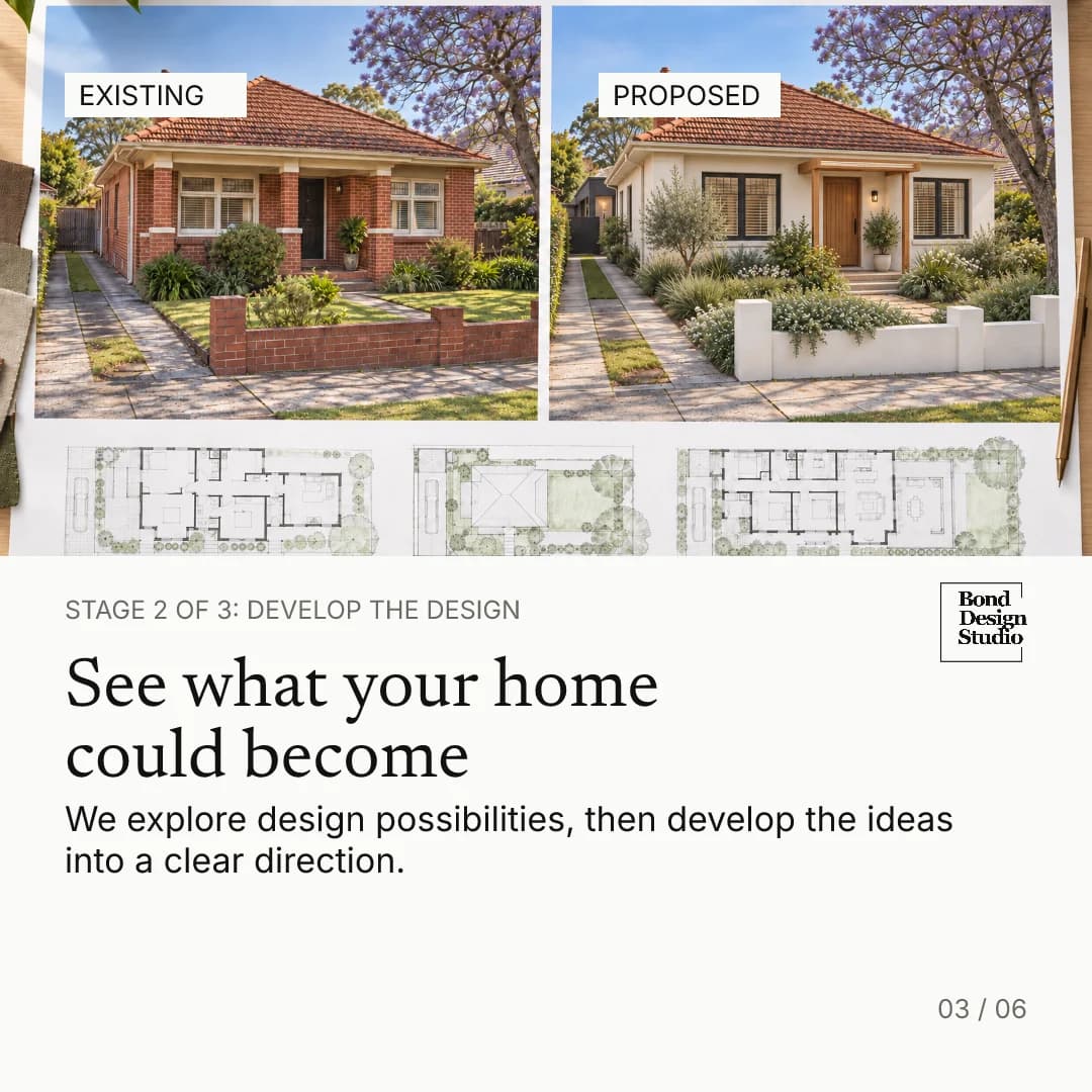 Bond Design Studio campaign creative 7: Explore the possibilities.