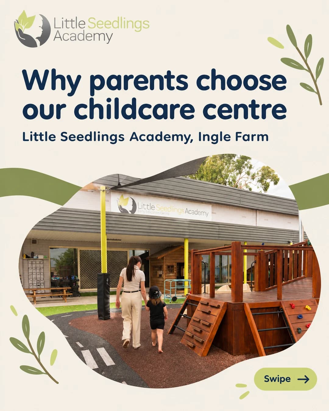Little Seedlings Academy campaign creative 5: An introduction to the centre.