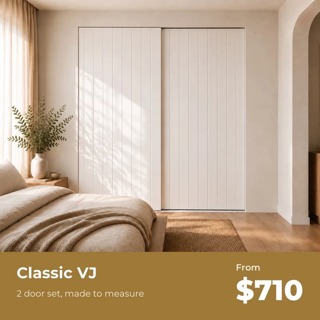 Wardrobe Wholesalers campaign creative 8: A different finish. The same clear offer.